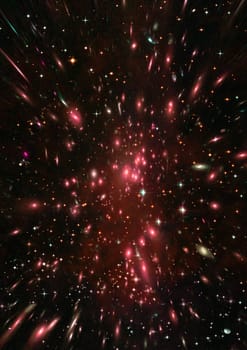 Small part of an infinite star field of space in the Universe. "Elements of this image furnished by NASA".
