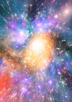 Star field in space a nebulae and a gas congestion. "Elements of this image furnished by NASA".