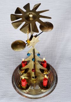 christmas candle stick