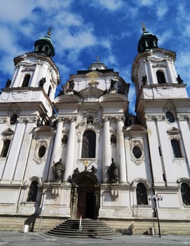 Saint Nicholas Church in Prague, Czech republic