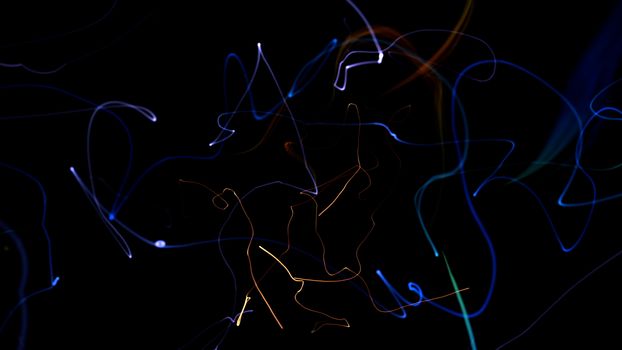 Particle Streaks 0134. Random particle abstract scribble.