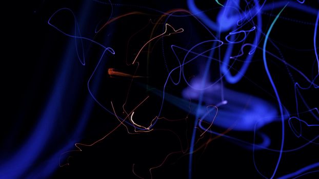 Particle Streaks 0140. Random particle abstract scribble.