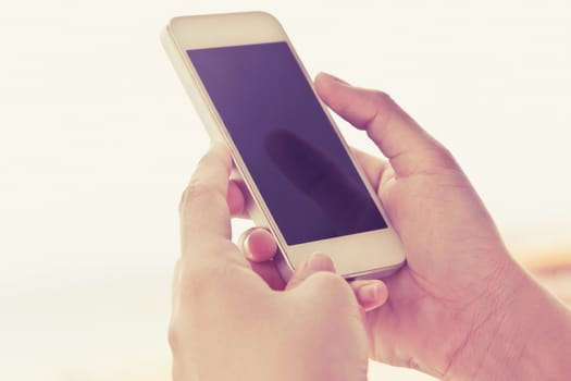 Teenagers With Mobile Phone