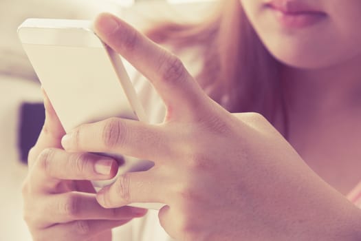 Teenagers With Mobile Phone