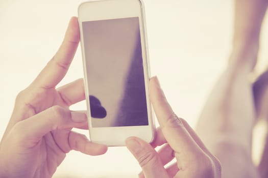 Teenagers With Mobile Phone