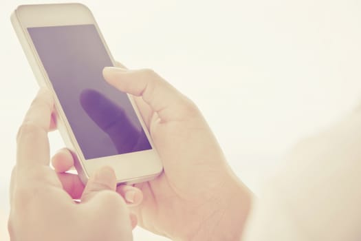 Woman Using a Smart Phone