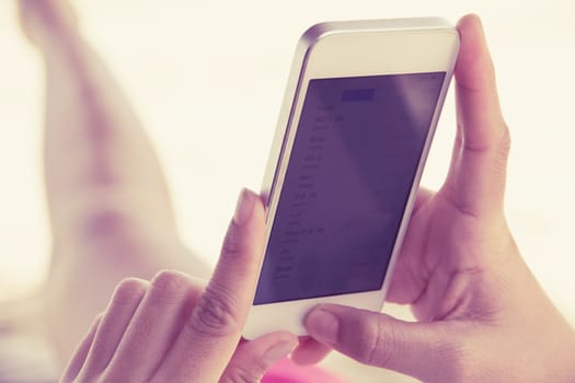 Teenagers With Mobile Phone