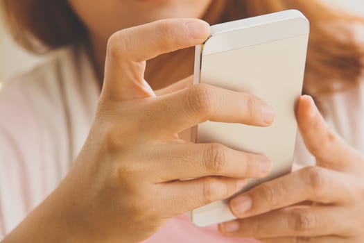Woman Using a Smart Phone