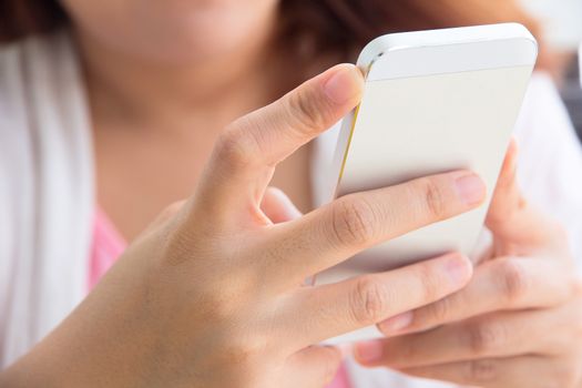 Woman Using a Smart Phone