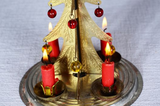 christmas candle stick