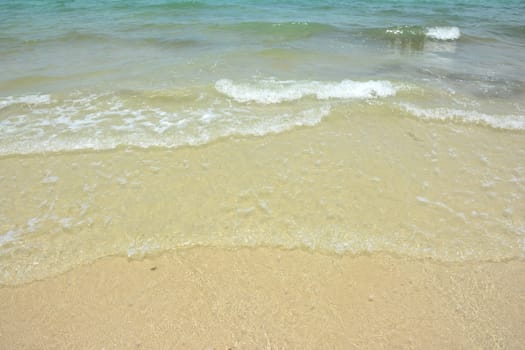 Idyllic Scene Beach Koh Larn,Ta Yai Beach Thailand