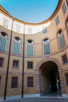 Small piazza of the theatre of Ferrara