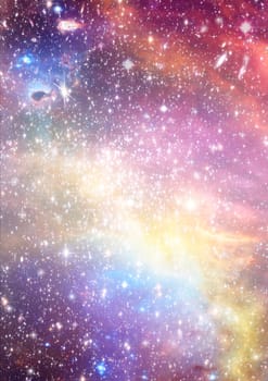 Small part of an infinite star field of space in the Universe. "Elements of this image furnished by NASA".