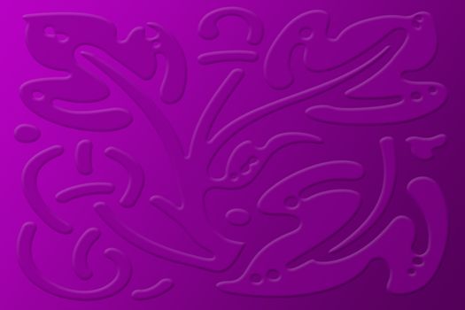 Purple pink decorative leaves design abstract background.