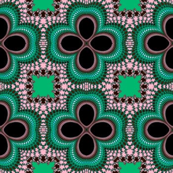Digital computer graphic - decorative seamless ornament for design.