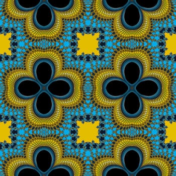 Digital computer graphic - decorative seamless ornament for design.