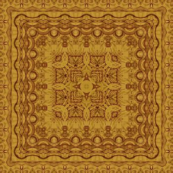 Seamless artistic background, abstract graphic pattern on wooden veneer