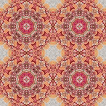 Artistic background, seamless abstract floral pattern, paintings on canvas