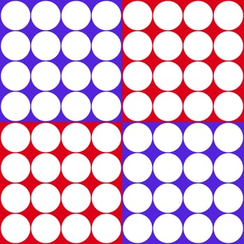 Digital computer graphic - seamless decorative ornament with circles for design.