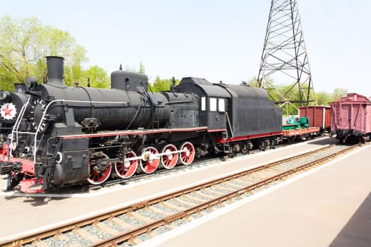Photo of Russian rail road locomotive in Samara