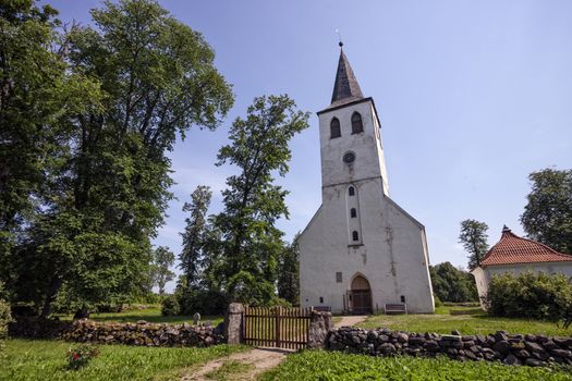 Puhalepa Church is oldest stone church of Hiiumaa island, Estonia