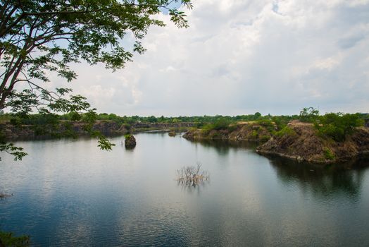 The lagoon in the countryside of Thailand