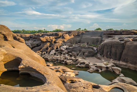 3000 bok ,Sam pan bok, Ubon-ratchathani, Grand Canyon of Thailand.