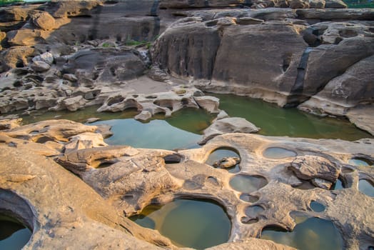 3000 bok ,Sam pan bok, Ubon-ratchathani, Grand Canyon of Thailand.