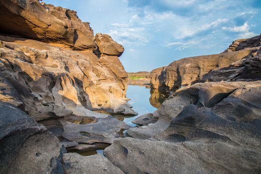 3000 bok ,Sam pan bok, Ubon-ratchathani, Grand Canyon of Thailand.