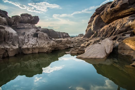 3000 bok ,Sam pan bok, Ubon-ratchathani, Grand Canyon of Thailand.