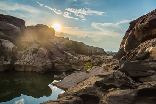 3000 bok ,Sam pan bok, Ubon-ratchathani, Grand Canyon of Thailand.