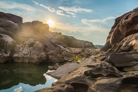 3000 bok ,Sam pan bok, Ubon-ratchathani, Grand Canyon of Thailand.