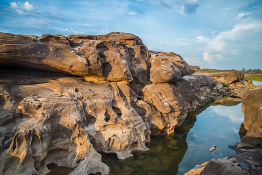 3000 bok ,Sam pan bok, Ubon-ratchathani, Grand Canyon of Thailand.