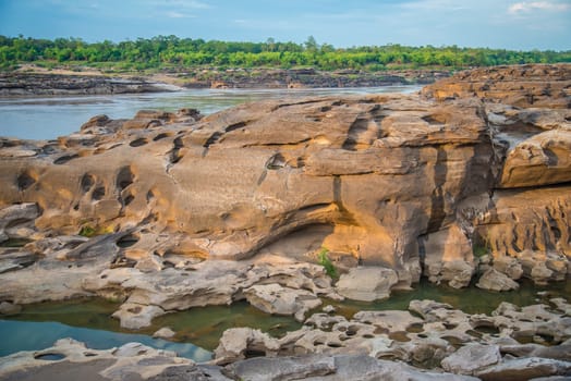3000 bok ,Sam pan bok, Ubon-ratchathani, Grand Canyon of Thailand.
