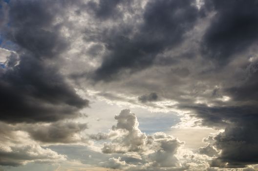 Cloud and sky in the spring season nature