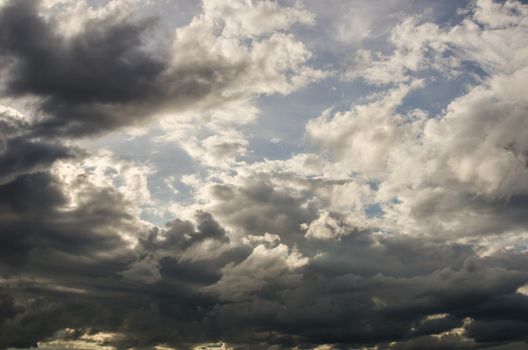 Cloud and sky in the spring season nature