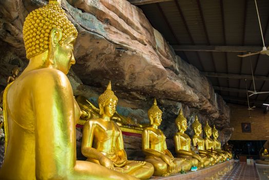 Buddha statue in the temple of Thailand