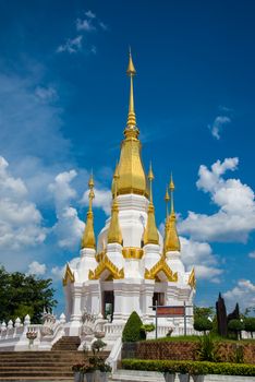 A pagoda in the temple of Thailand.