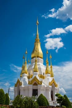A pagoda in the temple of Thailand.