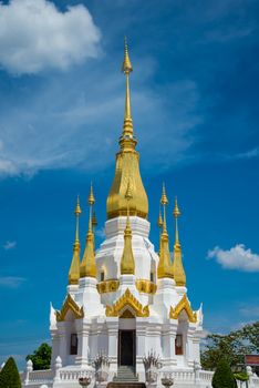 A pagoda in the temple of Thailand.