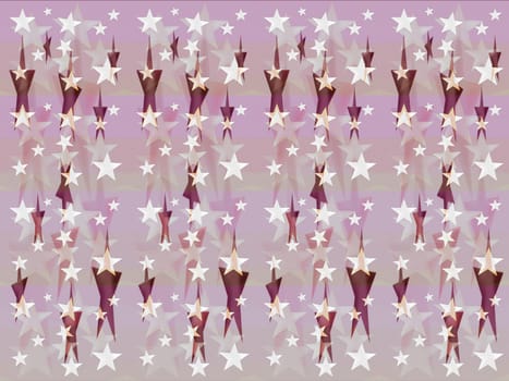 Digital computer graphic - seamless patterned background with a stars for design