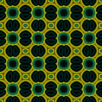 Digital computer graphic - seamless fractal ornament for design.