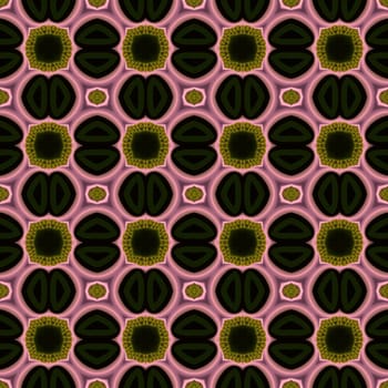 Digital computer graphic - seamless fractal ornament for design.