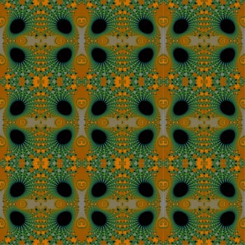 Digital computer graphic - seamless decorative ornament for design.