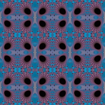 Digital computer graphic - seamless decorative ornament for design.