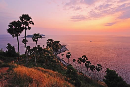 View of a Promthep cape. Phuket island, Thailand