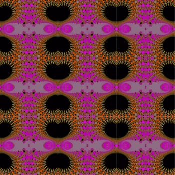 Digital computer graphic - seamless decorative ornament for design.