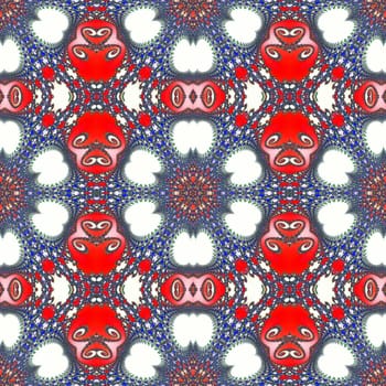 Digital computer graphic - seamless decorative ornament for design.