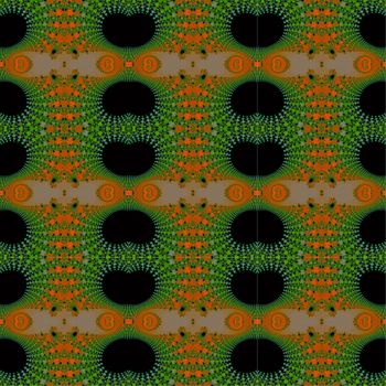 Digital computer graphic - seamless decorative ornament for design.