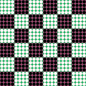 Digital computer graphic - seamless geometric ornament with a circles for design.